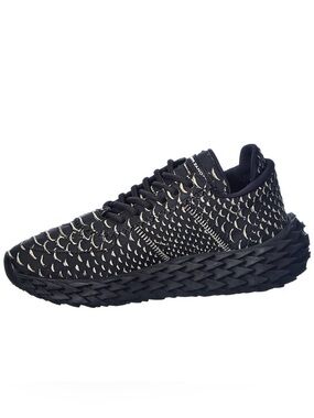 Giuseppe Zanotti Urchin Leather Sneakers black/white Size: 37.5